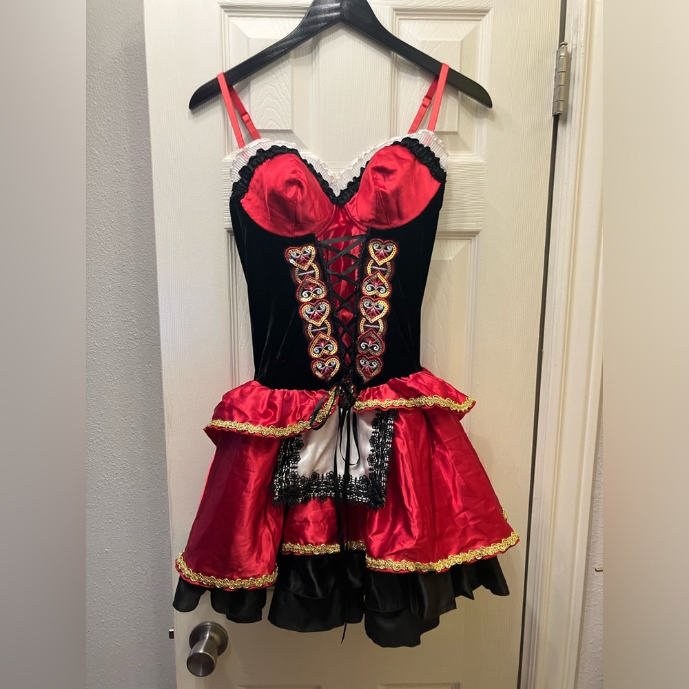 Woman’s Sexy Red Riding Hood Halloween Costume Dress